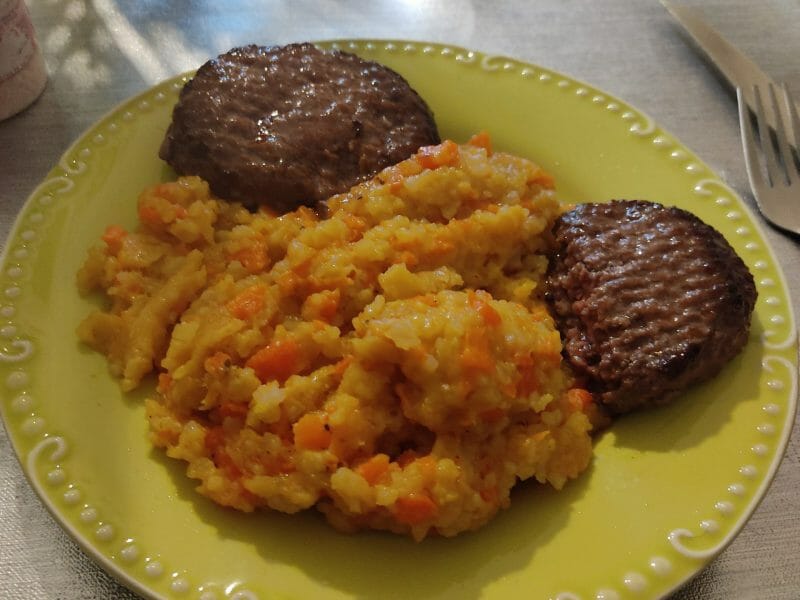 Cliquez pour zoomer ! Risotto aux carottes et parmesan Thermomix par marianne_60