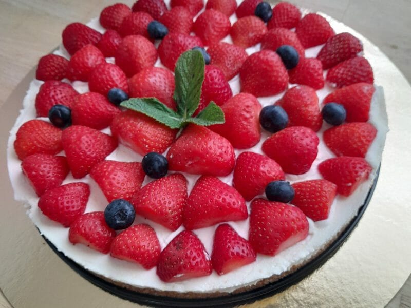 Cliquez pour zoomer ! Tarte aux fraises sans cuisson Thermomix par sand1973