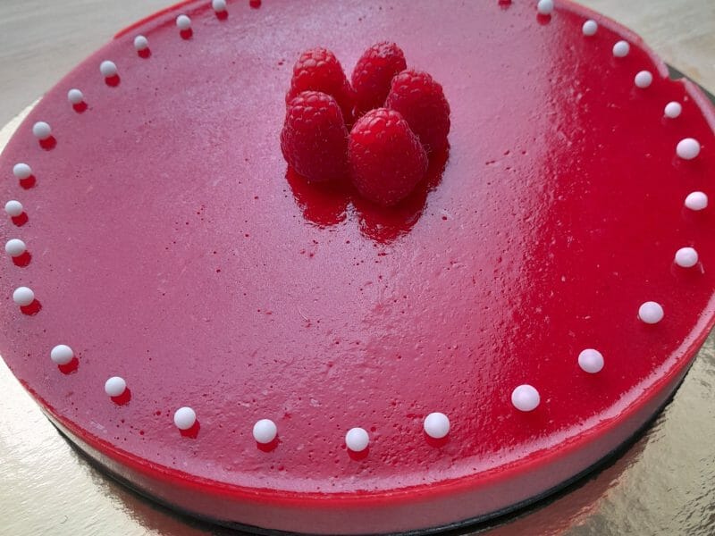 Cliquez pour zoomer ! Bavarois aux framboises Thermomix par sand1973