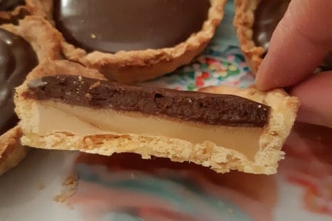 Cliquez pour zoomer ! Tartelettes chocolat et caramel beurre salé Thermomix par delphine fifine trotin