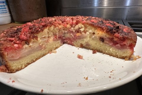 Cliquez pour zoomer ! Gateau lyonnais aux poires et pralines roses Thermomix par cneche