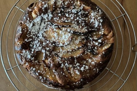 Cliquez pour zoomer ! Gâteau aux pommes et mascarpone Thermomix par cneche