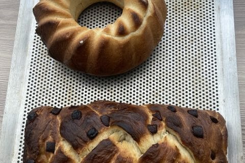Cliquez pour zoomer ! Brioche tressée à la mie filante Thermomix par cneche