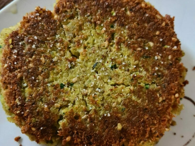 Cliquez pour zoomer ! Steaks lentilles, pois chiches, courgettes Thermomix par sophie_4213