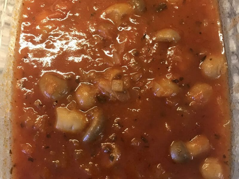 Cliquez pour zoomer ! Champignons à la grecque Thermomix par Coconini