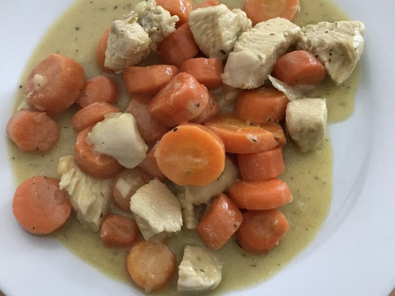 Cliquez pour zoomer ! Bouchées de poulet aux carottes Thermomix par Coconini