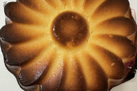Cliquez pour zoomer ! Gâteau à la ricotta, amandes et framboises Thermomix par Coconini