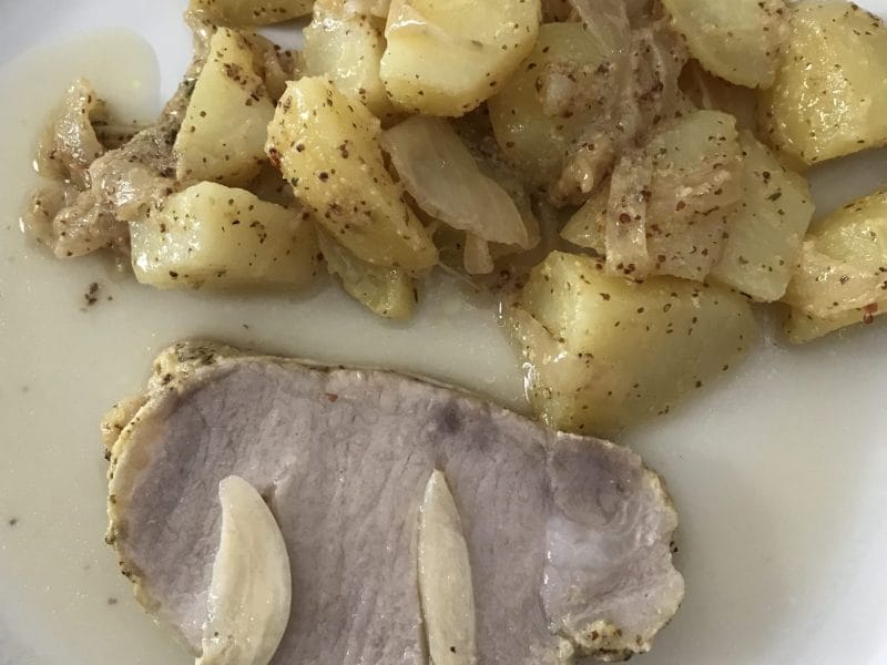 Cliquez pour zoomer ! Roti de porc sauce échalote Thermomix par Coconini