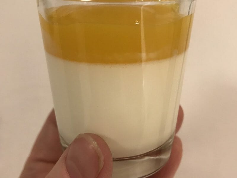 Cliquez pour zoomer ! Panna cotta coco mangue Thermomix par Coconini