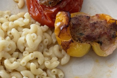 Cliquez pour zoomer ! Tomates farcies Thermomix par Coconini