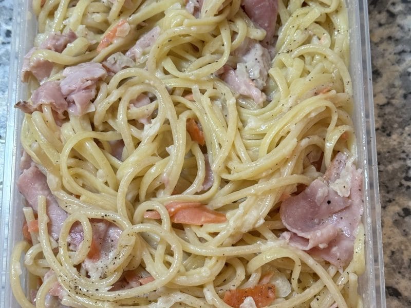 Cliquez pour zoomer ! Spaghettis au saumon fumé Thermomix par Coconini