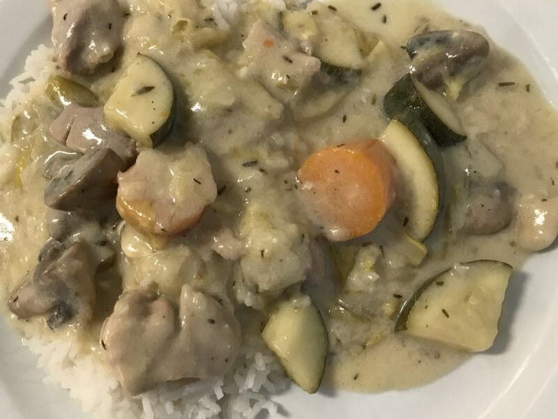 Cliquez pour zoomer ! Filet mignon façon blanquette Thermomix par Coconini