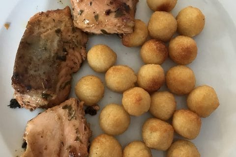 Cliquez pour zoomer ! Saumon au citron et à l’ail Thermomix par Coconini