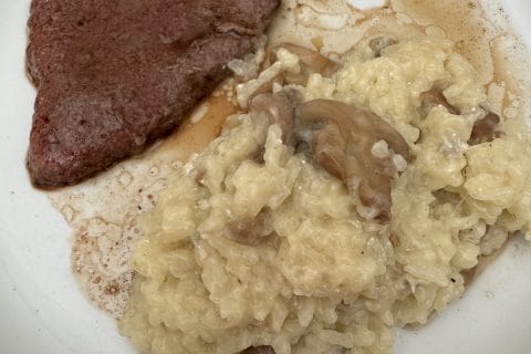 Cliquez pour zoomer ! Risotto au gorgonzola et champignons Thermomix par Coconini