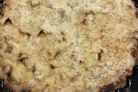 Cliquez pour zoomer ! Tarte aux pommes façon crumble Thermomix par Coconini