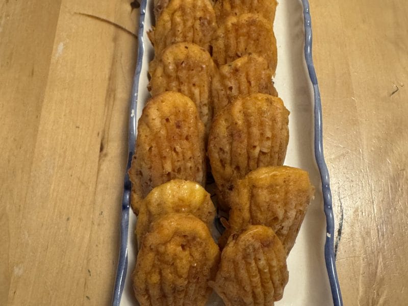 Cliquez pour zoomer ! Madeleines au chorizo Thermomix par Coconini