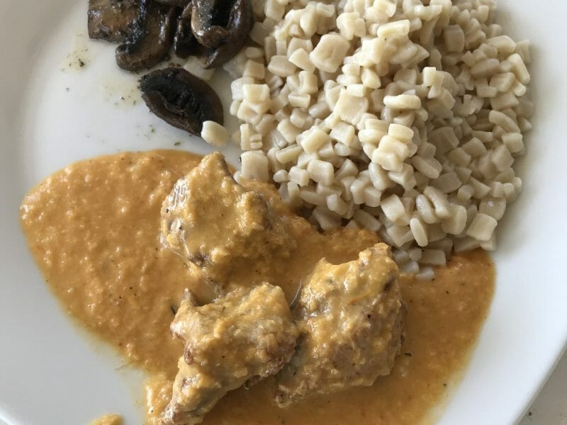 Cliquez pour zoomer ! Filet mignon de porc au lait de coco Thermomix par Coconini