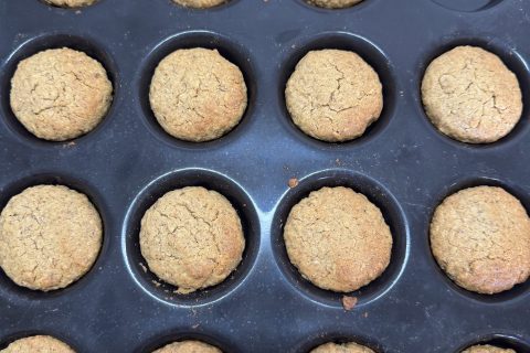 Cliquez pour zoomer ! Biscuits aux flocons d’avoine et amandes Thermomix par Coconini