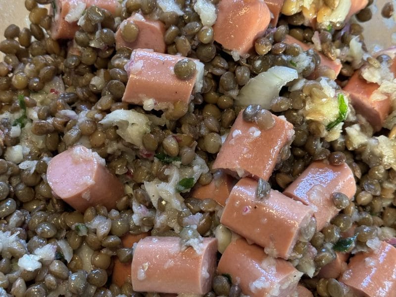 Cliquez pour zoomer ! Salade de lentilles Thermomix par Coconini