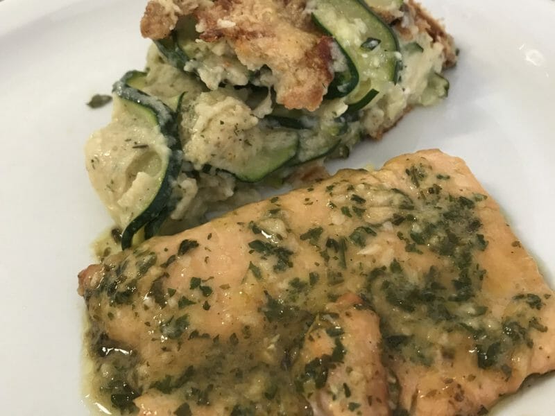 Cliquez pour zoomer ! Saumon au citron et à l’ail Thermomix par Coconini