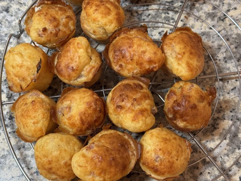 Cliquez pour zoomer ! Mini muffins au comté et aux lardons Thermomix par Coconini