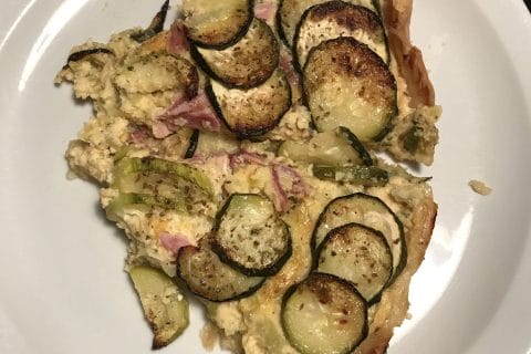 Cliquez pour zoomer ! Tarte courgettes et ricotta Thermomix par Coconini