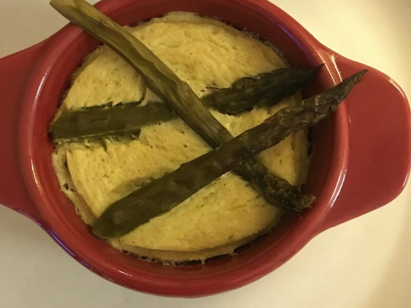 Cliquez pour zoomer ! Flan aux asperges et parmesan Thermomix par Coconini