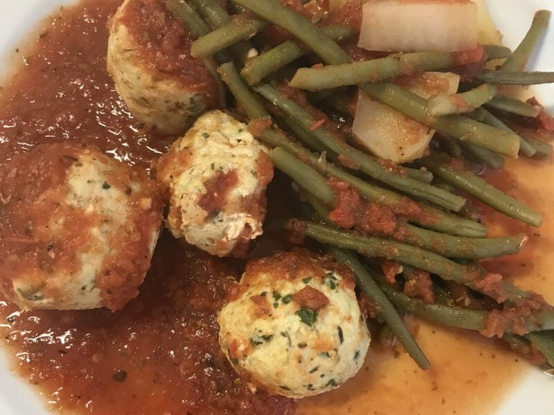 Cliquez pour zoomer ! Boulettes de dinde, courgettes et cumin Thermomix par Coconini