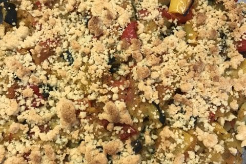 Cliquez pour zoomer ! Crumble aux légumes provençaux Thermomix par Coconini