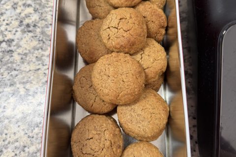 Cliquez pour zoomer ! Biscuits aux flocons d’avoine et amandes Thermomix par Coconini