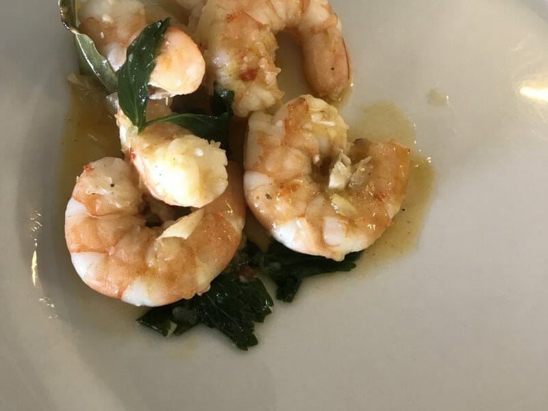 Cliquez pour zoomer ! Crevettes sautées à l’ail et à la bière Thermomix par Coconini