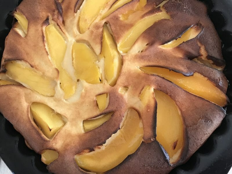 Cliquez pour zoomer ! Clafoutis à la mangue Thermomix par Coconini