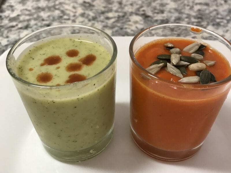 Cliquez pour zoomer ! Soupe froide aux poivrons rouges Thermomix par Coconini