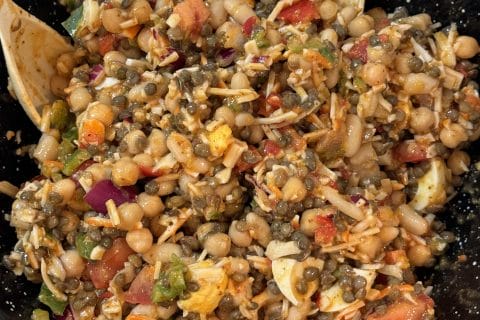 Cliquez pour zoomer ! Salade de lentilles Thermomix par Coconini