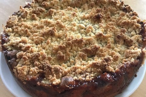 Cliquez pour zoomer ! Crumb cake framboises Thermomix par Coconini