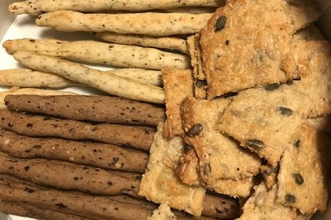 Cliquez pour zoomer ! Gressins parmesan basilic Thermomix par Coconini