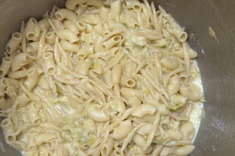Cliquez pour zoomer ! Tagliatelles à la crème de poireaux Thermomix par Coconini