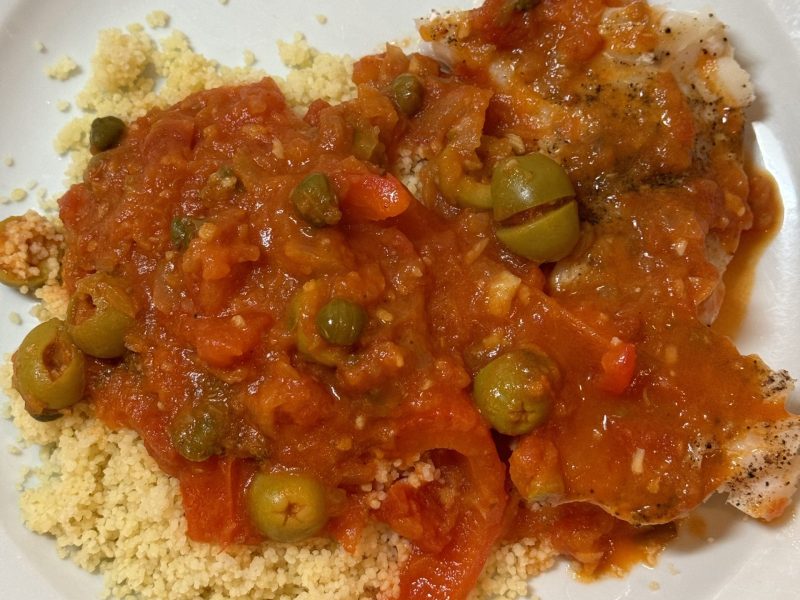 Cliquez pour zoomer ! Poisson à la Veracruz Thermomix par Coconini