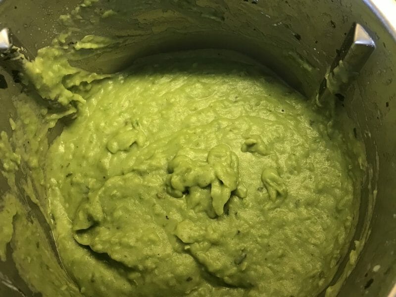 Cliquez pour zoomer ! Purée de pommes de terre et petits pois à la menthe Thermomix par Coconini