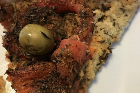 Cliquez pour zoomer ! Tarte tomates et amandes Thermomix par Coconini