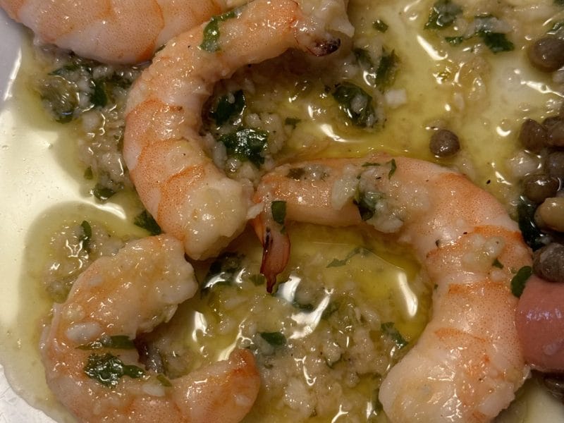 Cliquez pour zoomer ! Crevettes à l’ail Thermomix par Coconini