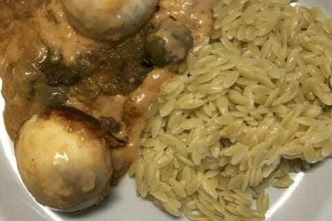 Cliquez pour zoomer ! Gratin d’oeufs durs Thermomix par Coconini