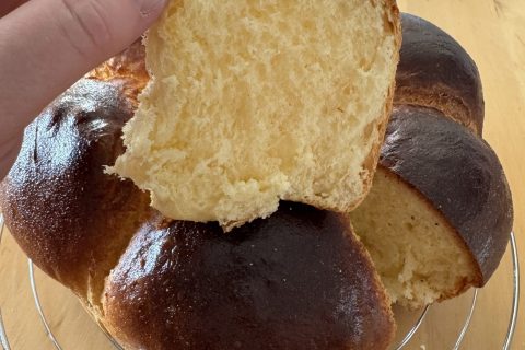 Cliquez pour zoomer ! Brioche à la semoule de blé Thermomix par Coconini