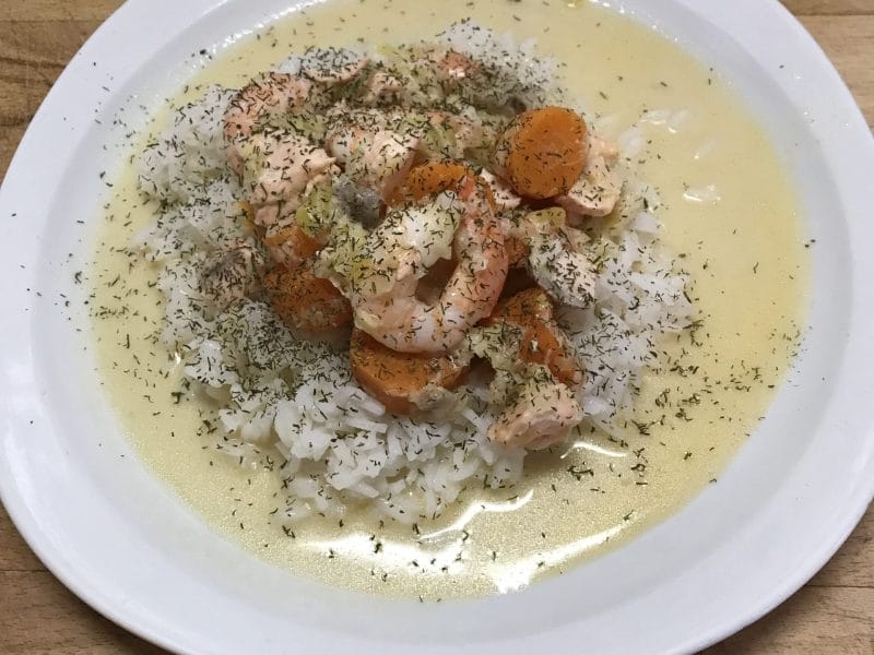 Cliquez pour zoomer ! Soupe de saumon à la finlandaise Thermomix par Coconini