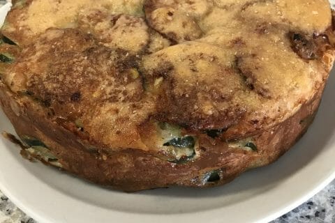 Cliquez pour zoomer ! Gâteau invisible aux courgettes Thermomix par Coconini