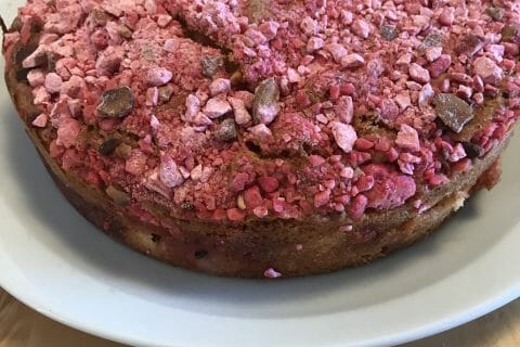 Cliquez pour zoomer ! Gateau lyonnais aux poires et pralines roses Thermomix par Coconini