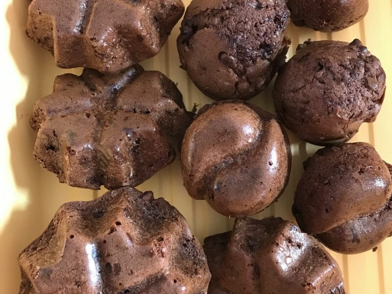 Cliquez pour zoomer ! Cake au chocolat et cranberries Thermomix par Coconini