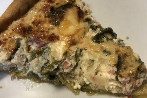 Cliquez pour zoomer ! Quiche aux fanes de radis Thermomix par Coconini