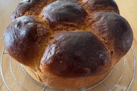 Cliquez pour zoomer ! Brioche à la semoule de blé Thermomix par Coconini