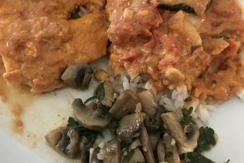 Cliquez pour zoomer ! Champignons à l’ail Thermomix par Coconini